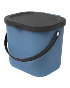 Beach and laundry bag "Albula" in plastic color blue, Capacity 6 l, Dimensions: 20.8x20xH23.5 cm