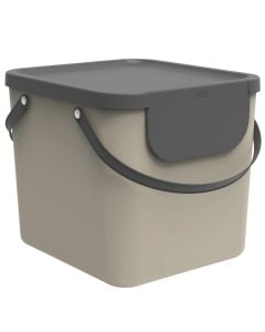 Beach and laundry bag "Albula" in plastic color beige, Capacity 40 l, Dimensions: 39.8x35.8xH33.9 cm