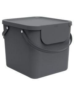 Beach and laundry bag "Albula" in plastic color black, Capacity 40 l, Dimensions: 39.8x35.8xH33.9 cm