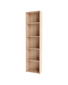 Bookcase, melamine, sonoma, 45x25xH183 cm