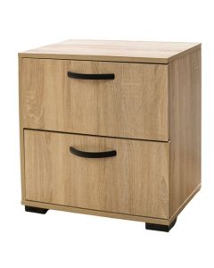 Bedside, melamine, sonoma, 50x36xH55 cm