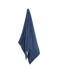 Shower towel, cotton, blue, 70x140 cm, 450 gr/m²