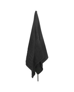 Shower towel, cotton, grey, 70x140 cm, 450 gr/m²