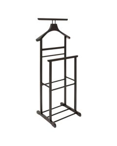 Clothes rack "Dandy" in brown color, wood material. Dimensions, H : 103 cm, W : 47 cm, D : 35 cm.