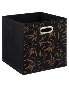 Kuti magazinimi ''Mix n Modul'' në material polipropilen ngjyrë e zezë. Përmasat, H : 31 cm, W : 31 cm, L : 31 cm.