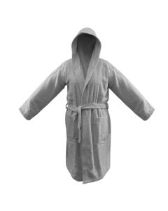 Robdishan, pambuk, gri, 350 gr, M-XXL