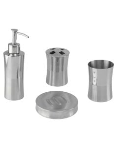 SET 4 S.S. BATHROOM SET