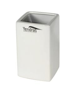 Tumbler holder LINEA DUBLINO , white porcelain