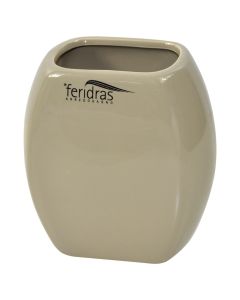 Tumbler holder LINEA PARIGI , beige porcelain