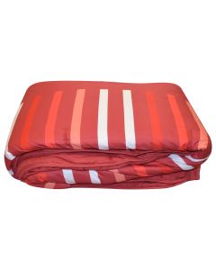 Jorgan dopio Perfect Sleep 4 stinet 140x200 cm-dy shtresa. Mbushja mikrofibra, mbulesa pambuku ngjyre e kuqe