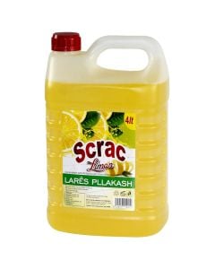Cleaning detergent, "Scrac", tiles cleaning , 4 lt, lemon, 1 piece