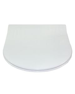 Kapak tualeti Luxor i bardhe,me mbyllje te ngadaleshme,material duroplast antibakterial,sistemi (take off)