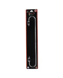 FERIDRAS, PLAZA 55 cm wall mounted clothes chrome steel towel ring