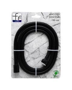 FERIDRAS, CHICK BLACK, 150 cm Head shower Flexible tube