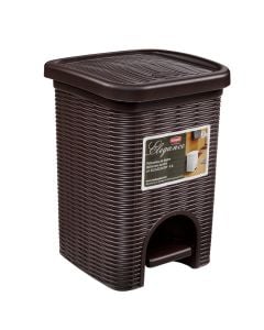 Kosh plerash, Elegance, 6 lt, plastik, kafe, 20.5x20.5x H28 cm