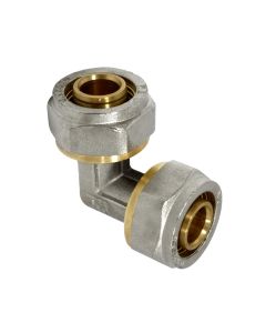 Bërryl 90 ° për multistrat, me shtrëngim, DN 20, bronz