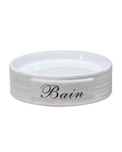 Mbajtëse sapuni, DINAN qeramikë, e bardhë, 10x10x3 cm