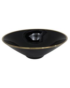 Lavaman porcelani, montim në mobilje, e zezë, 40.5x40.5xH14.5 cm