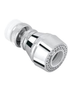 Faucet diffuser, water saving, biflex, chrome, silver, 15cmx22''