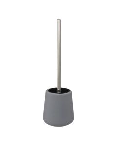 Toilet brush holder, Colorama, ceramic, gray, 12xH39 cm