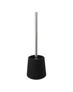 Mbajtëse furçe tualeti,  Colorama, qeramikë, e zezë, 12xH39 cm