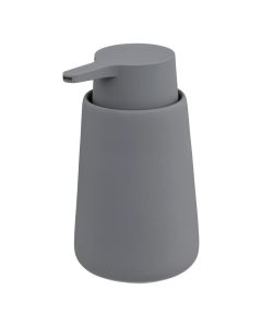 Liquid soap holder, Colorama, 250 ml, ceramic, gray, 8.8xH14 cm