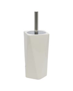 Toilet brush holder, ceramic, black, 12x12xH38 cm
