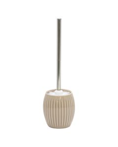 Toilet brush holder, ceramic, beige, 12xH39 cm