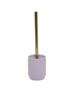 Toilet brush holder, ceramic, purple, 12xH39 cm