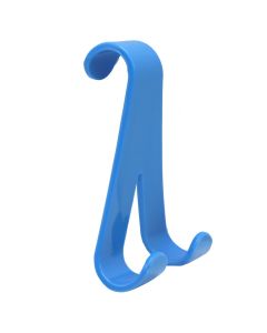 Varëse rrobash shumëfunksionale, 2 grepa, termoplastik, blu, 12 cm
