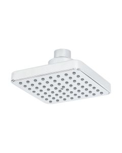 Kokë dushi, katrore, 1 funksion, krom/abs , argjend