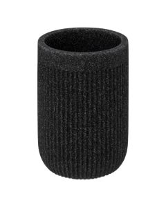 Mbajtëse furçe dhëmbësh, Onyx, polirezinë, gri, 7xH10.5 cm