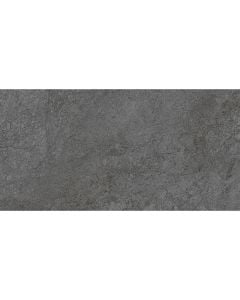 Flooring tile, Intense Lava, porcelain, matte, dark gray, 60x120 cm