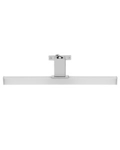 Ndiçues pasqyre, Led, fiksohet në kornizë, Abs/krom, argjend, IP44, 6W, 40 cm