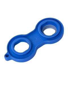 Faucet filter element, plastic, blue, M-22, M-24, M-28 mm