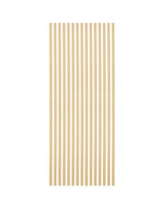 Acoustic decoration panels, Mdf/paper veneer, natural oak, 260x60xH2.1 cm