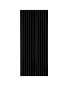 Acoustic decoration panels, Mdf/engineered veneer, gray, 260x60xH2.1 cm