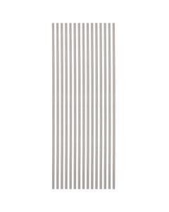 Acoustic decoration panels, Mdf/engineered veneer, white, 260x60xH2.1 cm