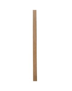 Decorative wall panel, polystyrene, natural oak, 290cmx12xH1.2 cm