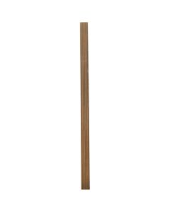 Decorative wall panel, polystyrene, walnut, 290x16xH1.2 cm