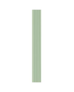 Decorative wall panel, polystyrene, green, 290x16xH1.2 cm