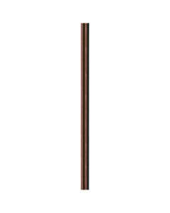 Decorative wall panel, polystyrene, dark brown, 290x12xH1.2 cm