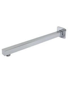 Shower arm, Tatis, Square, Inox, Silver, 25x25 mm, 40 cm