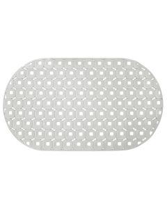 Non slip mat, Rectangular, Plastic, White, 70 cm