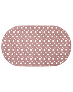 Non slip mat, Rectangular, Plastic, Pink, 70 cm