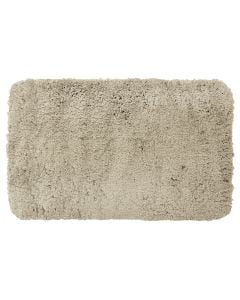 Bath mat, Rectangular, Coton, Brown, 45x70 cm