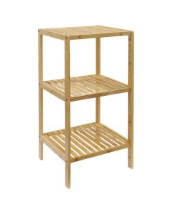 Multipurpose shelf, Saporo S, Bamboo, Natural, 3 levels, 36x33x80 cm