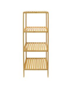 Multipurpose shelf, Saporo M, Bamboo, Natural, 4 levels, 36x33x110 cm