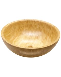 Lavaman mbi mobilje ''Krata'' material bambu ngjyrë dru natyral. Përmasat : H16 x Ø43.5 cm