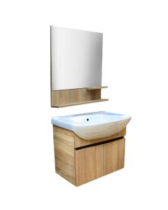 Toilet furniture set, Etno, mdf, sonomo, 65 cm
